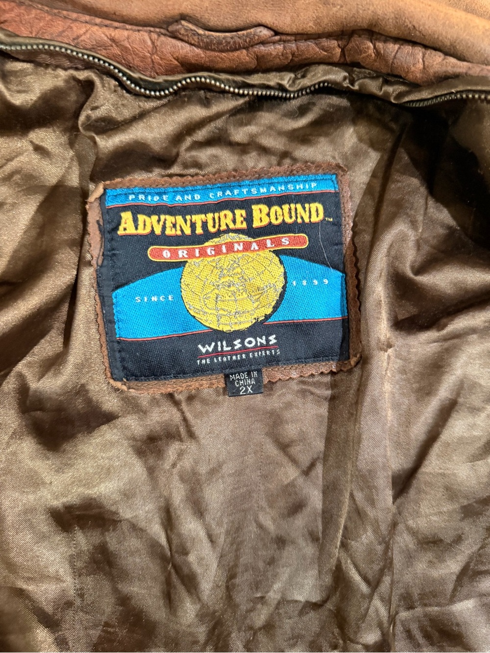 Adventure Bound Originals Wilsons Brown Leather Jacket - Brown